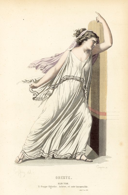 Orestes, Elektra autorstwa after Edmond A.F. Geffroy