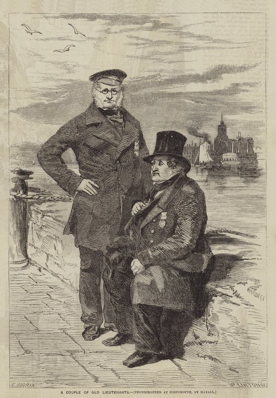 Para starych poruczników autorstwa after Edmond Morin