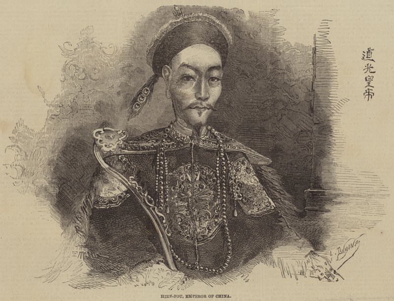 Hien-Fou, cesarz Chin autorstwa after Edmond Morin