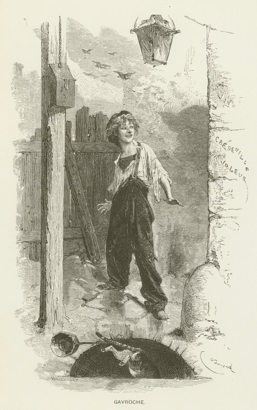 Gazeciarz autorstwa after Emile Antoine Bayard