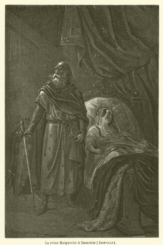 Królowa Małgorzata w Damietta, Joinville autorstwa after Emile Antoine Bayard