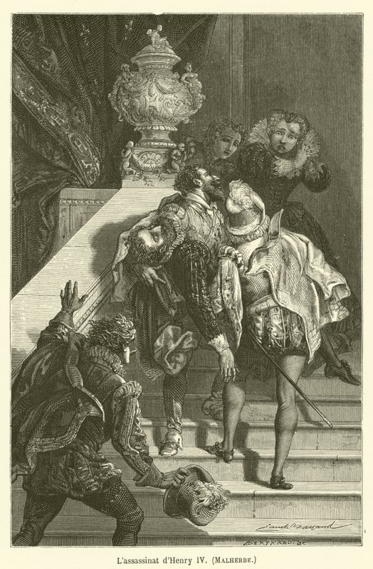 Lassassinat Henryk IV, Malherbe autorstwa after Emile Antoine Bayard