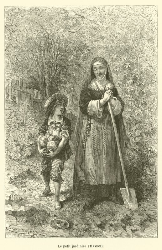 Mały ogrodnik, Hamon autorstwa after Emile Antoine Bayard