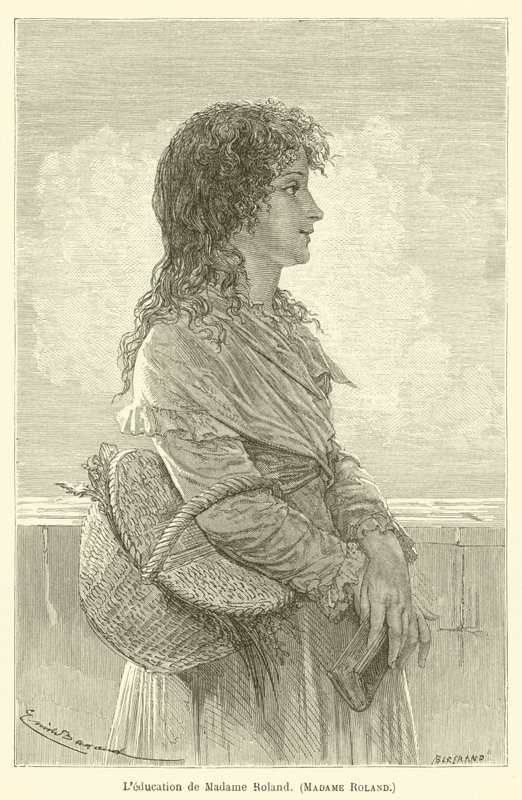Lokalizacja Dzień Madame Roland, Madame Roland autorstwa after Emile Antoine Bayard
