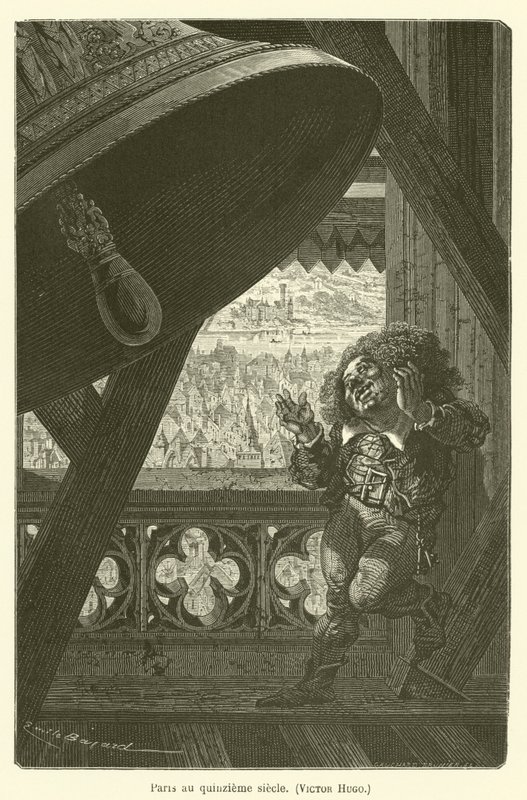 Paryż w XV wieku, Victor Hugo autorstwa after Emile Antoine Bayard