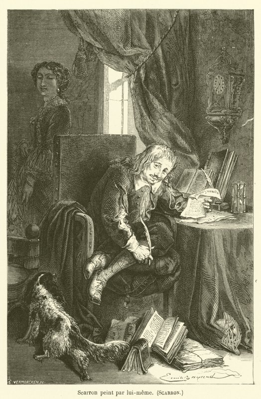Scarron namalowany przez siebie, Scarron autorstwa after Emile Antoine Bayard