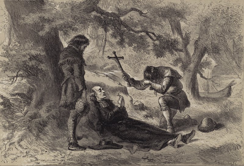 Śmierć Ojca Marquette autorstwa after Felix Octavius Carr Darley