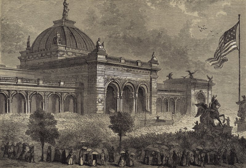 Otwarcie Wystawy Stulecia, 10 maja 1876 r. autorstwa after Felix Octavius Carr Darley
