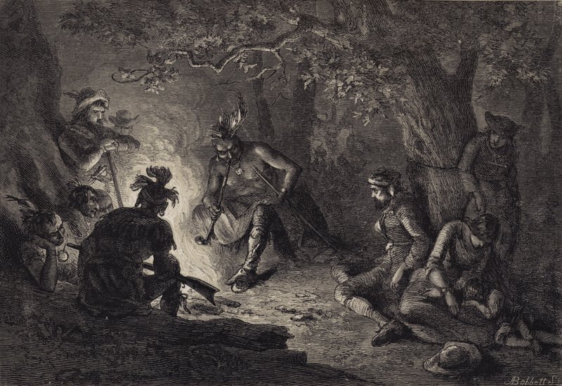 Więźniowie z Doliny Wyoming autorstwa after Felix Octavius Carr Darley