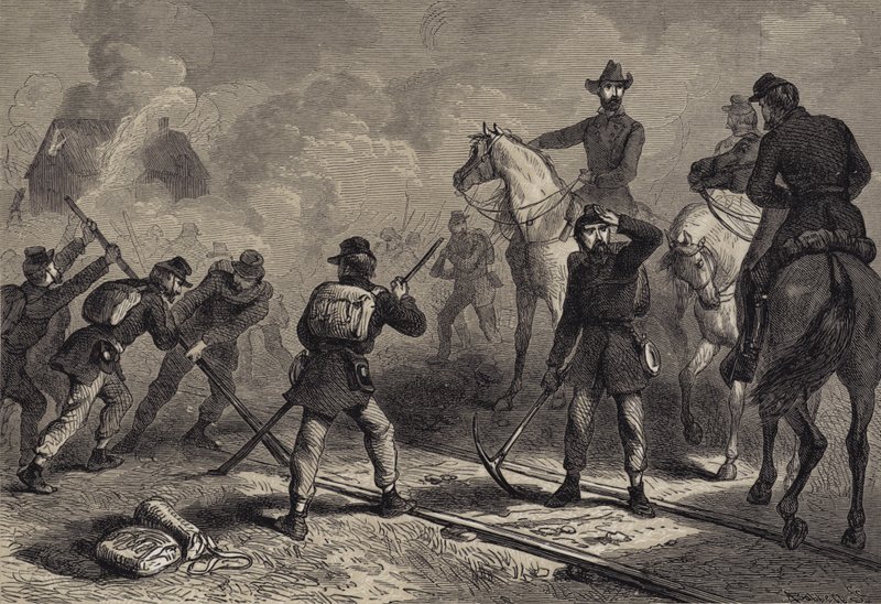 Marsz Shermana do morza autorstwa after Felix Octavius Carr Darley