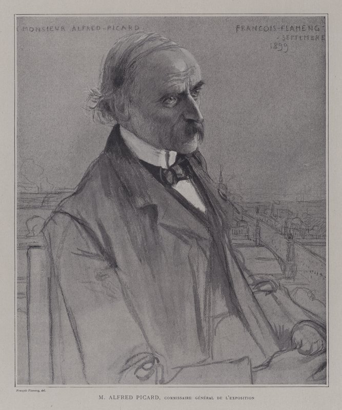 Alfred Picard, Komisarz Generalny Wystawy Powszechnej 1900, Paryż autorstwa after Francois Flameng