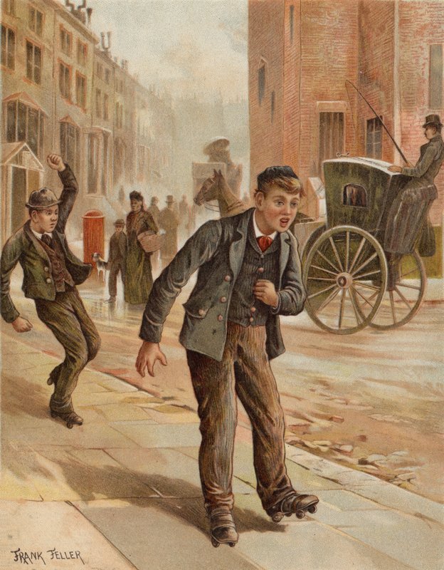 Wątpliwy zwrot (chromolitho) autorstwa after Frank Feller