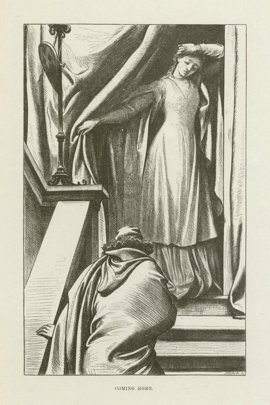 Ilustracja do Romoli autorstwa George Eliot autorstwa after Frederic Leighton