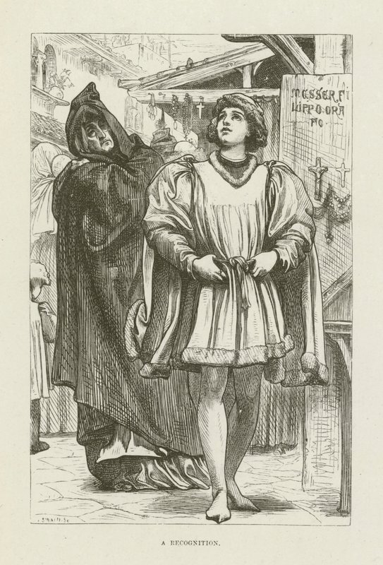 Ilustracja do Romoli autorstwa George Eliot autorstwa after Frederic Leighton