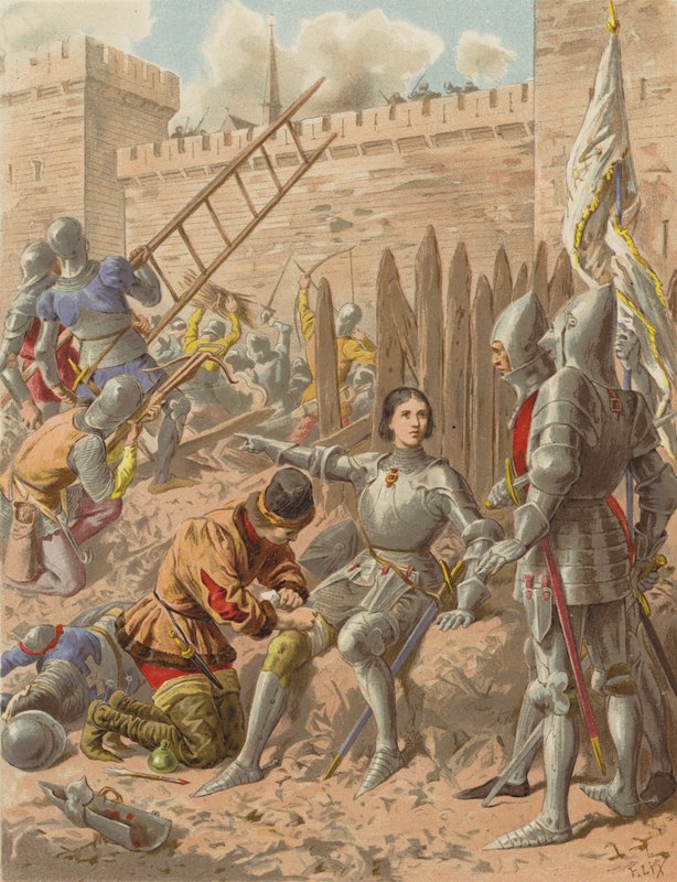 Oblężenie Paryża (chromolitho) autorstwa after Frederic Theodore Lix