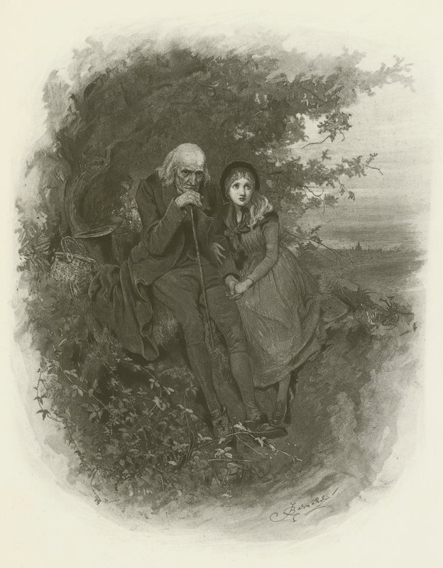 Mała Nell i jej dziadek autorstwa after Frederick Barnard