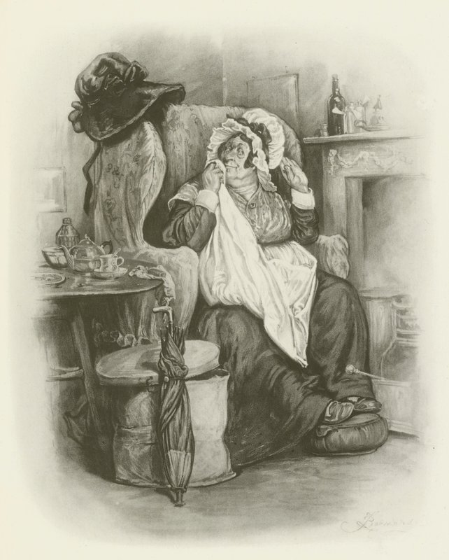 pani Gamp autorstwa after Frederick Barnard