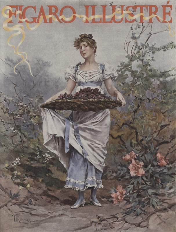 Okładka Le Figaro Illustre, kwiecień 1891 autorstwa after Frederik Hendrik Kaemmerer