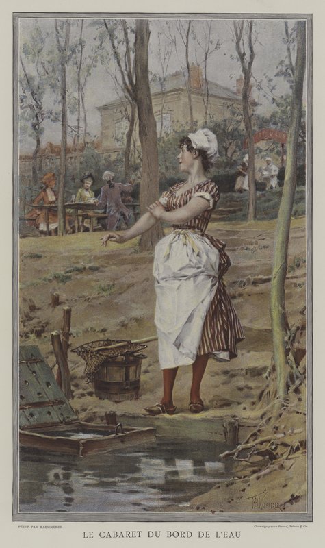 Kabaret na nabrzeżu autorstwa after Frederik Hendrik Kaemmerer