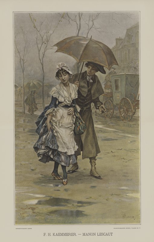 Manon Lescaut autorstwa after Frederik Hendrik Kaemmerer