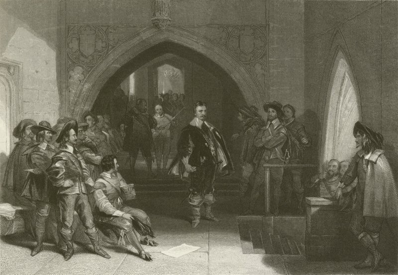 Aresztowanie Strafforda autorstwa after George Cattermole