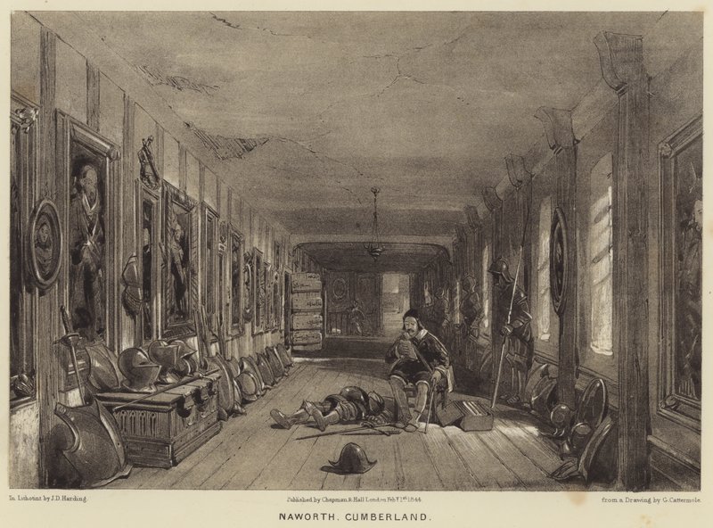 Naworth, Cumberland autorstwa after George Cattermole