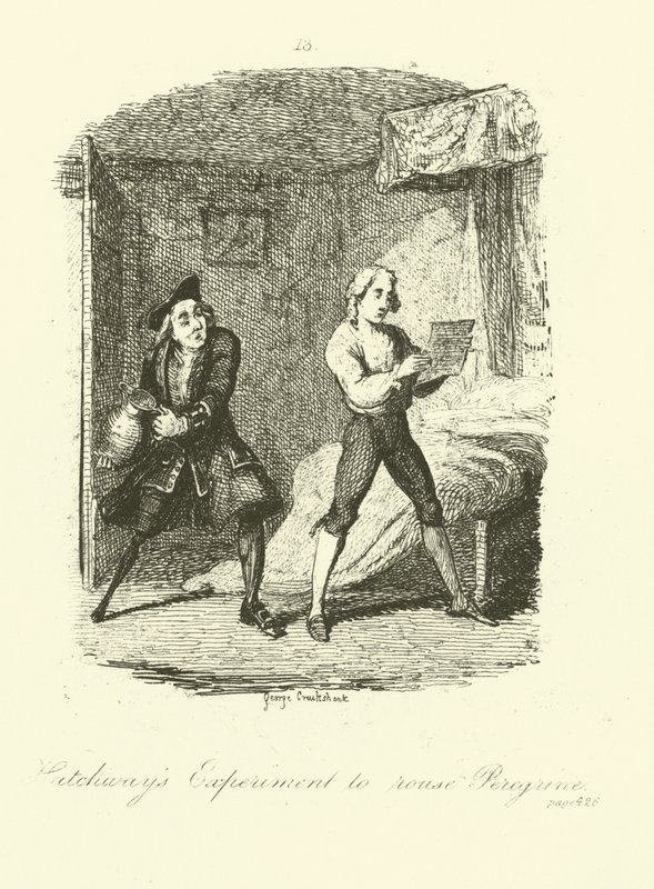 Ilustracja do Peregrine Pickle autorstwa Tobiasa Smolletta autorstwa after George Cruikshank