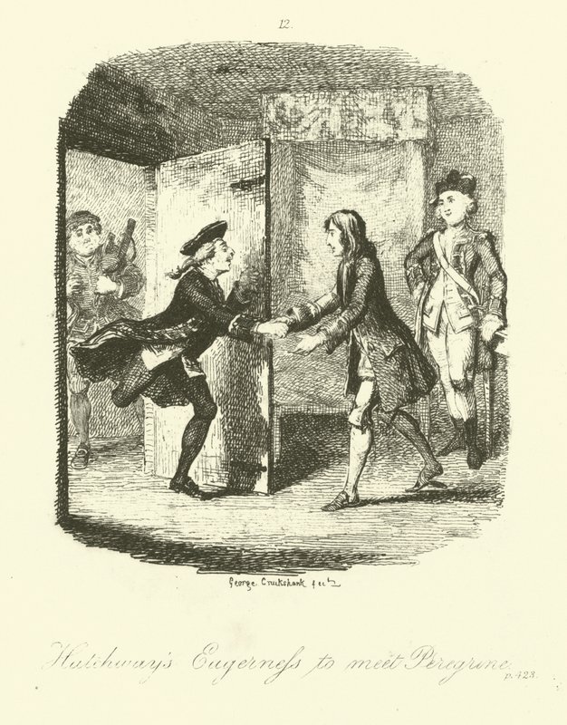 Ilustracja do Peregrine Pickle autorstwa Tobiasa Smolletta autorstwa after George Cruikshank