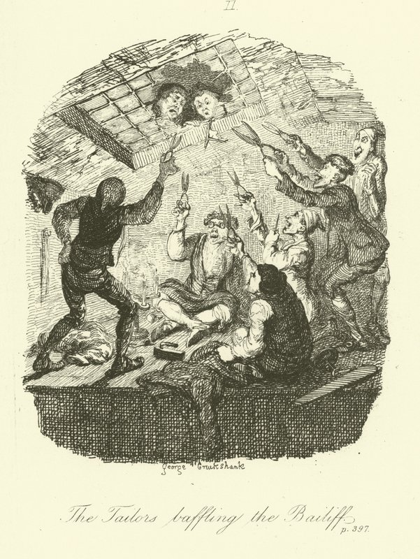 Ilustracja do Peregrine Pickle autorstwa Tobiasa Smolletta autorstwa after George Cruikshank