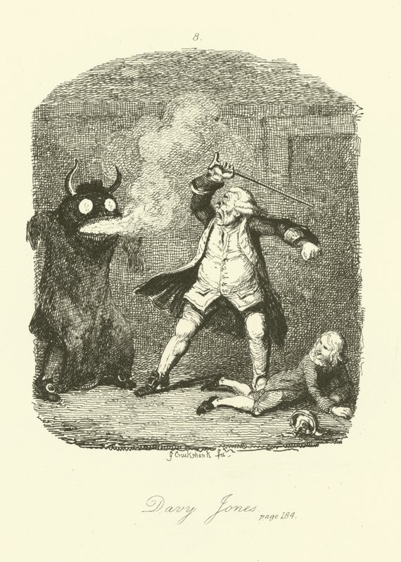 Ilustracja do Peregrine Pickle autorstwa Tobiasa Smolletta autorstwa after George Cruikshank
