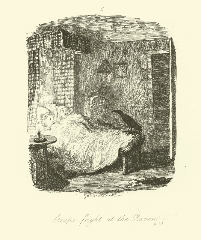Ilustracja do Rodericka Random autorstwa Tobiasa Smolletta autorstwa after George Cruikshank