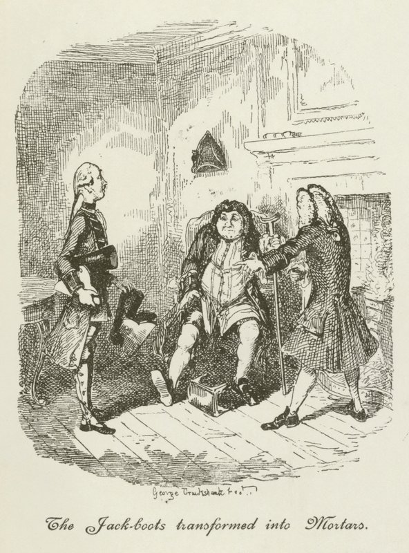 Ilustracja do Tristrama Shandy autorstwa after George Cruikshank