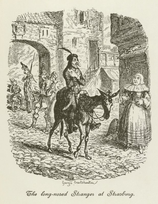 Ilustracja do Tristrama Shandy autorstwa after George Cruikshank
