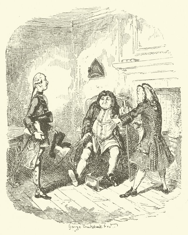 Ilustracja do Tristrama Shandy autorstwa after George Cruikshank