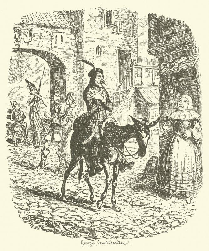 Ilustracja do Tristrama Shandy autorstwa after George Cruikshank