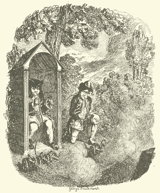 Ilustracja do Tristrama Shandy autorstwa after George Cruikshank