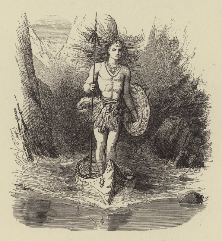 Longfellows Hiawatha autorstwa after George Housman Thomas