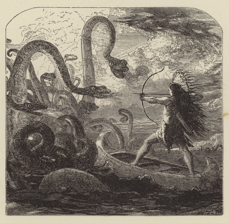 Longfellows Hiawatha autorstwa after George Housman Thomas