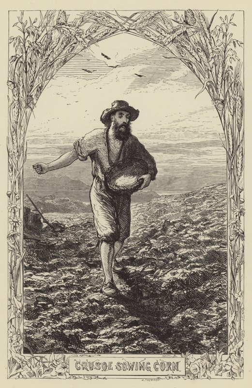 Robinson Crusoe autorstwa after George Housman Thomas