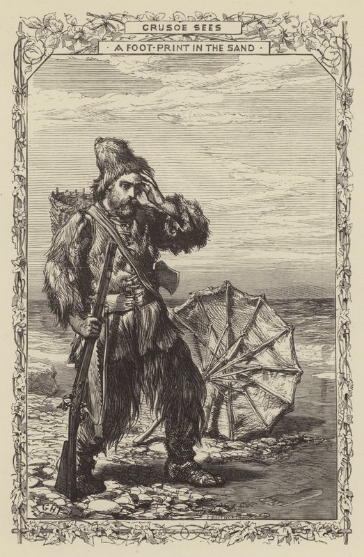 Robinson Crusoe autorstwa after George Housman Thomas