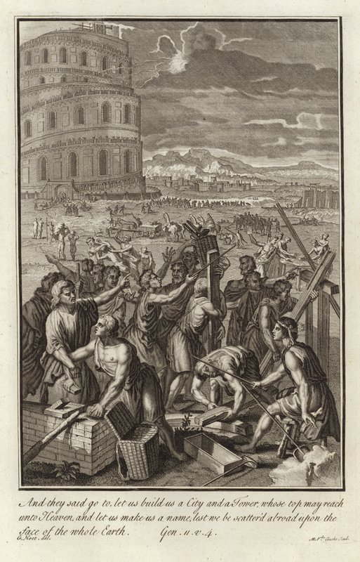 Wieża Babel autorstwa after Gerard Hoet