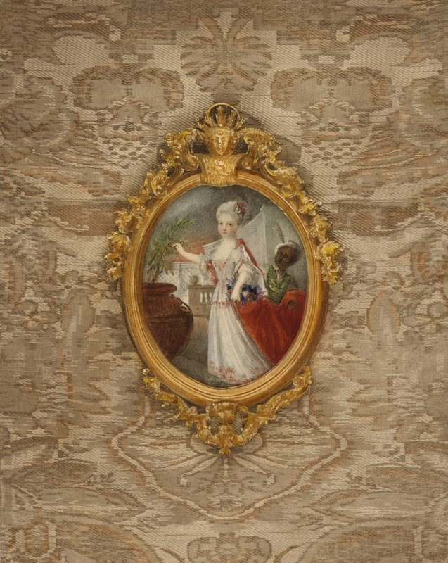 Portret księżniczki Wilhelminy Prus w wieku 6 lat autorstwa after German School