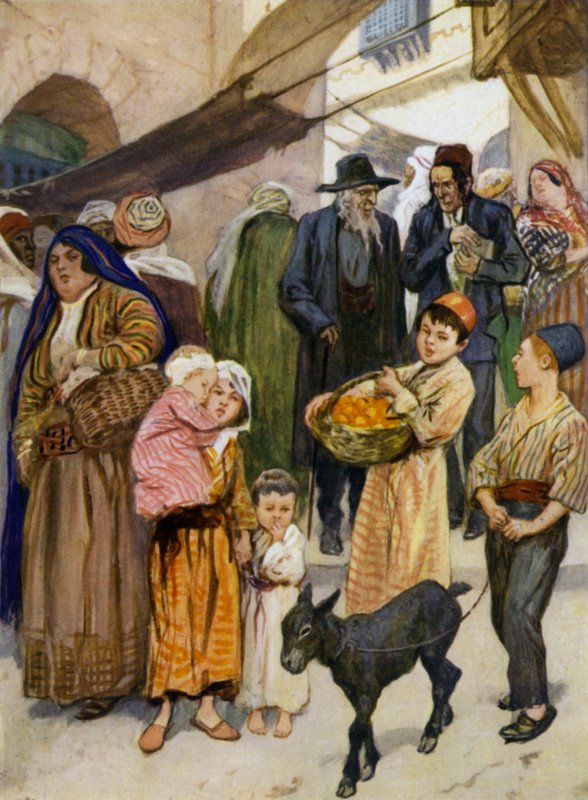Mały Żydowski Folk autorstwa after Gordon Frederick Browne
