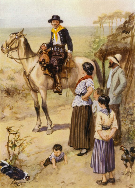 Mieszkańcy Ameryki Południowej autorstwa after Gordon Frederick Browne