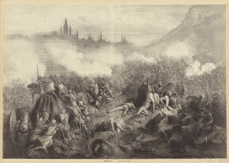 Przed Delhi autorstwa Gustave after Dore