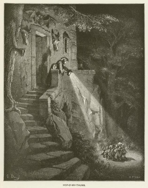 Hop-o-My-Kciuk autorstwa Gustave after Dore