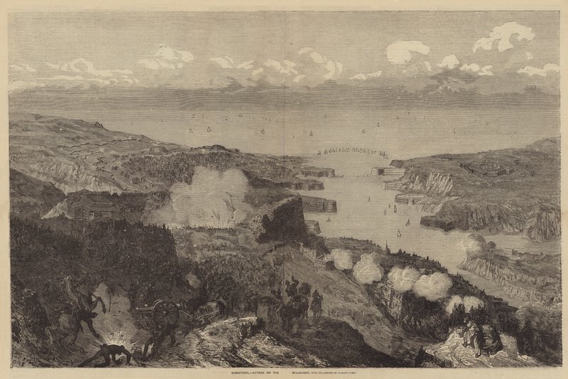 Sewastopol, Atak na Malachoff, 18 czerwca autorstwa Gustave after Dore