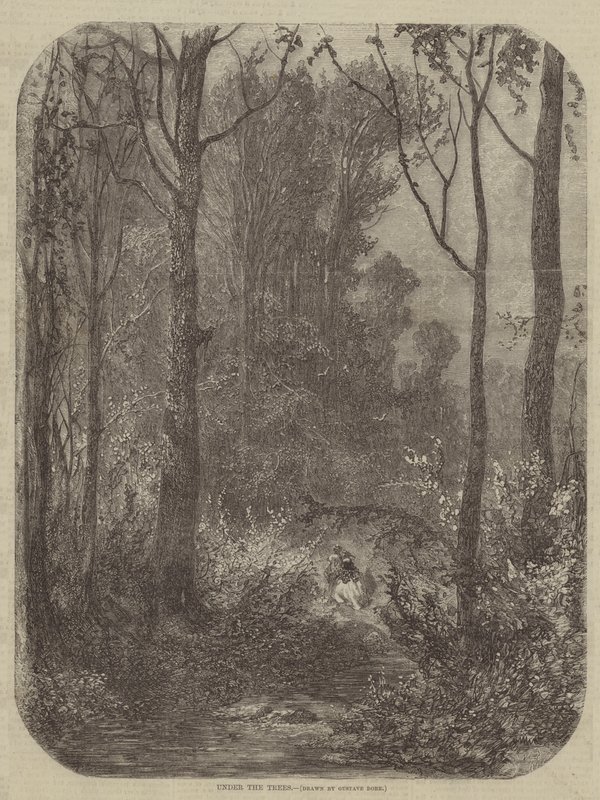 Pod drzewami autorstwa Gustave after Dore