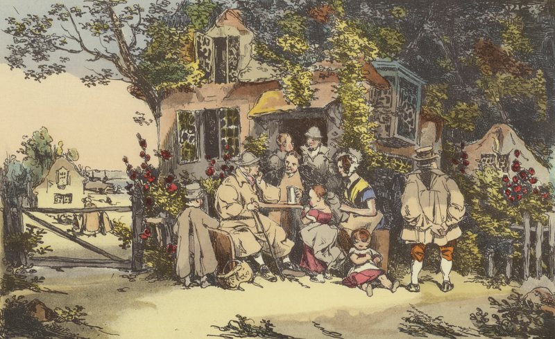 Mieszkania rolników autorstwa after Henri Bonaventure Monnier