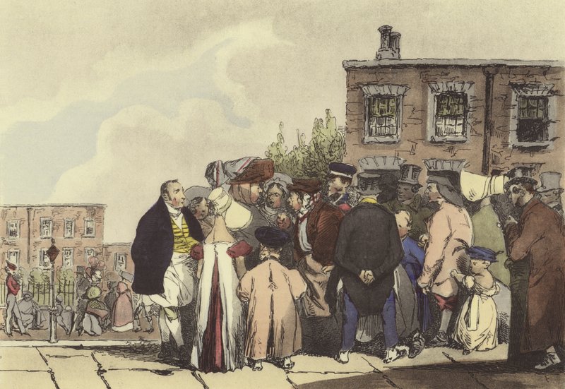 Mieszkańcy Londynu autorstwa after Henri Bonaventure Monnier